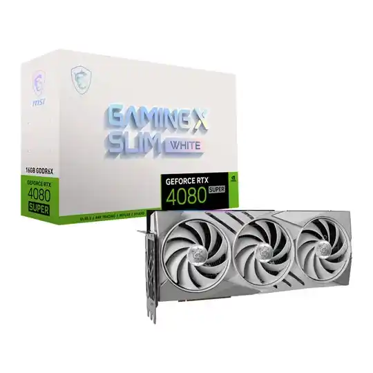 MSI NVIDIA GeForce RTX 4080 SUPER 16GB GAMING X SLIM Ada Lovelace Open Box Graphics Card